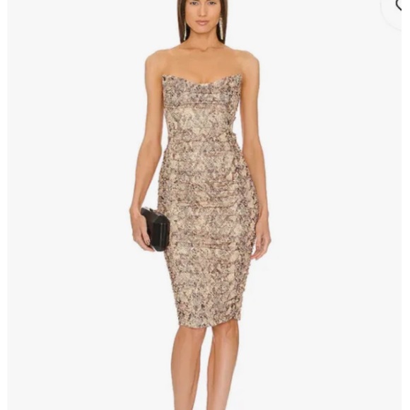 Michael Costello Dresses & Skirts - Michael Costello x Revolve India Midi Dress in Snake.Size XS